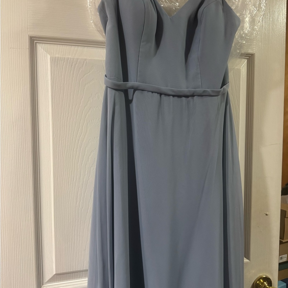 Elegant Blue Wedding Dress